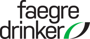 Faegre Drinker in black lettering